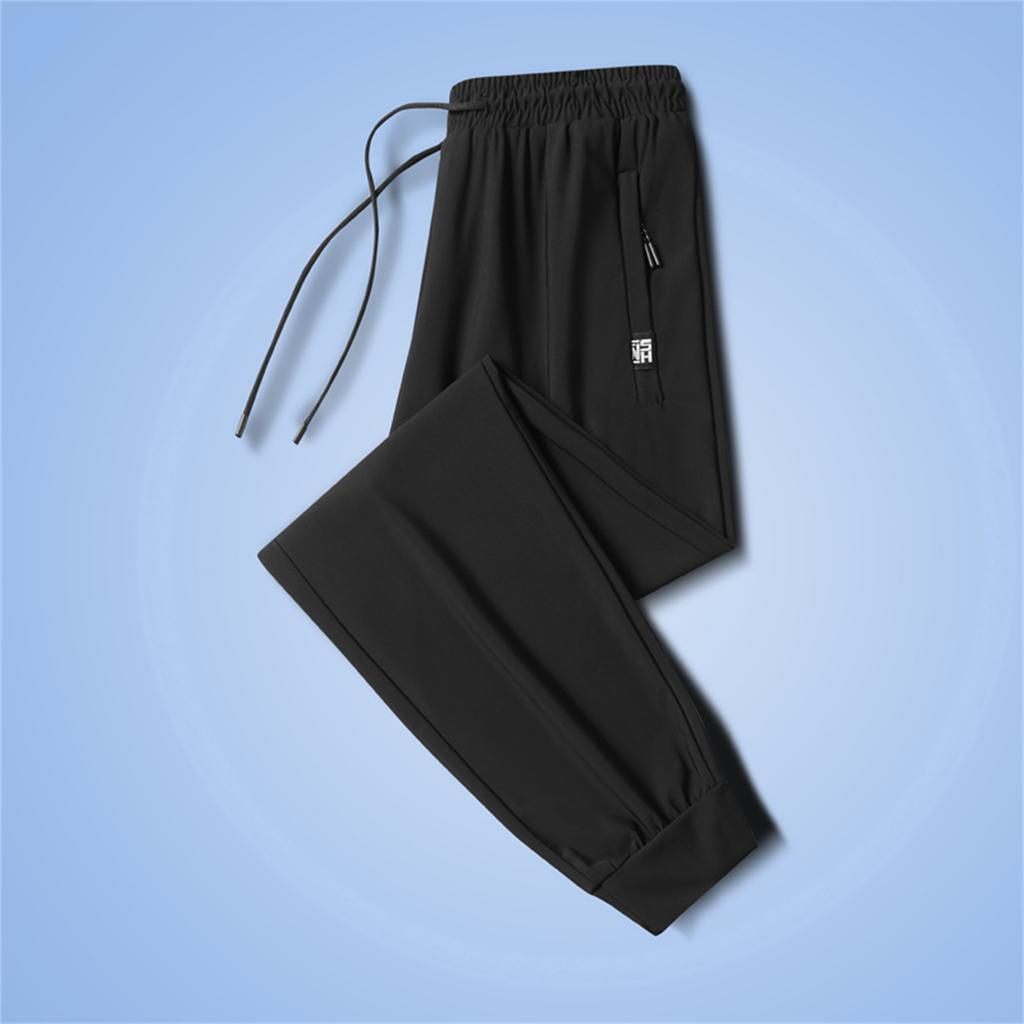 Women's Casual Pants High-waisted Belted Jogging Pants With Pockets