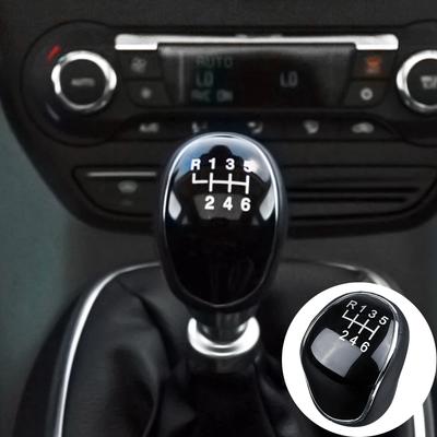 For Ford 6 Speed Gear Shift Knob For Ford Focus Mondeo Mk4 Mk2 Mk3 C-Max S-Max Connect 2007 2018 Shifter Head Auto
