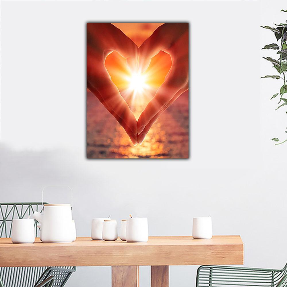 DIY Full Circle Diamond Painting Cross Stitch 3D Romantic Landscape Home Decorative Art Diamond Painting 5d Diamond Art Painting