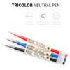 144pcs 0.35mm Gel Pen Set Smooth Writing&Fastdry Black Blue Red Ink Ballpoint Pen Signature Exam School Office Stationery