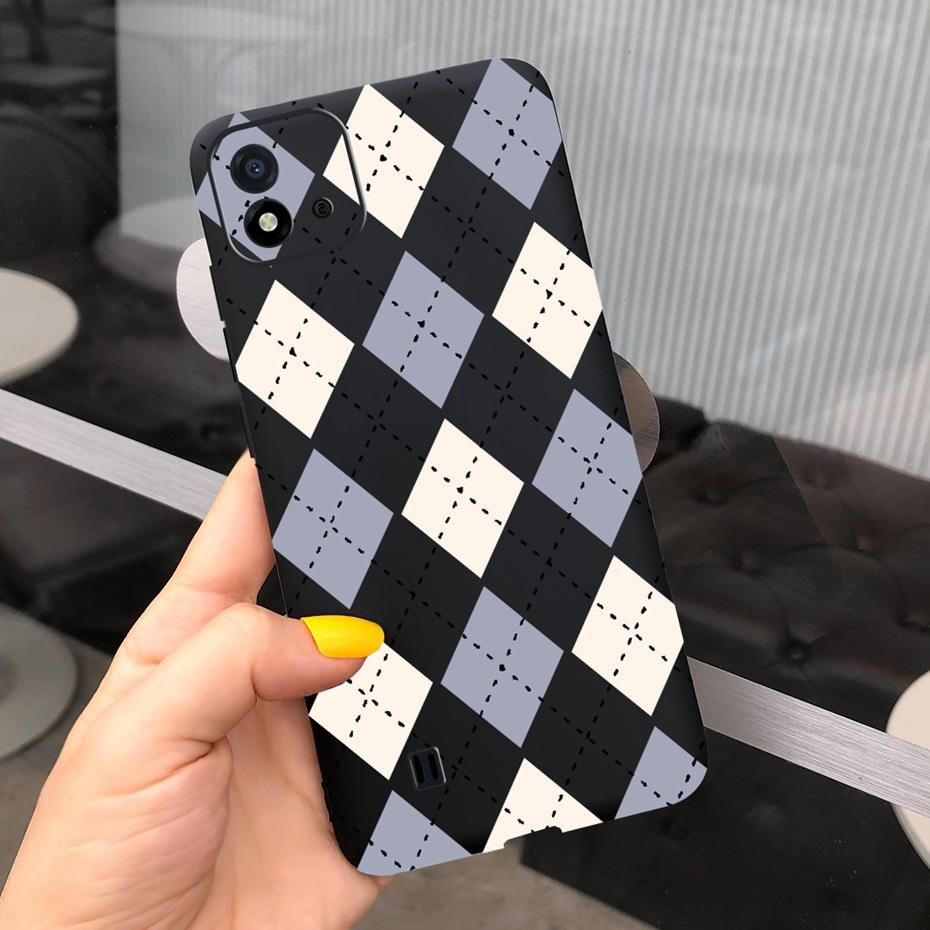 Lovely Pattern Phone Case For Realme C11 2021 C 11 2020 RMX2185 Macaroon Silicone Soft Cases Cover For Realme C11 (2021) RMX3231