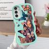 Cute Butterfly Case for Samsung Galaxy A13 A15 A52 A11 A21s A12 A16 A14 Soft Phone Cover A03 A23 A05 A53 A06 A22 A33 A04
