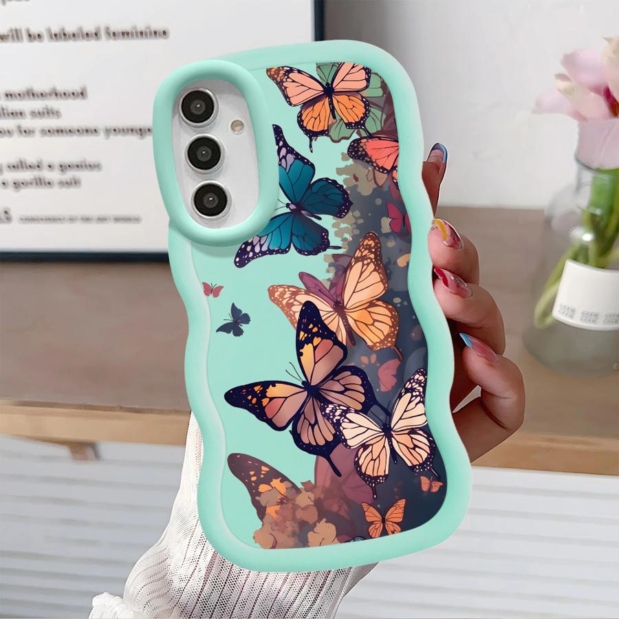 

Cute Butterfly Case for Samsung Galaxy A13 A15 A52 A11 A21s A12 A16 A14 Soft Phone Cover A03 A23 A05 A53 A06 A22 A33 A04 Galaxy A33 5G
