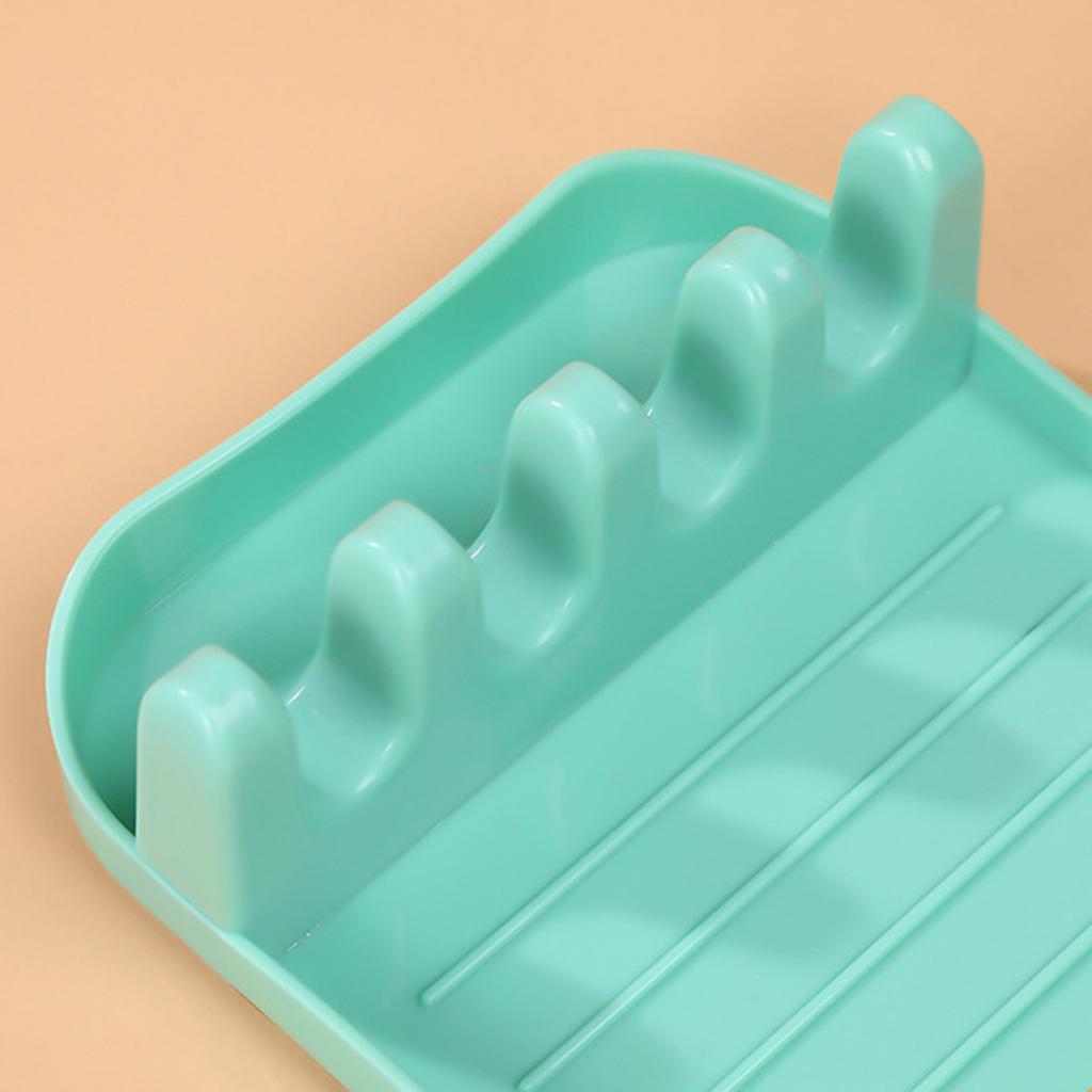 Pot Lid Rack Pot Lids Spoon And Chopsticks Rest Holder Space Saving Countertop Kitchen Utensil Holder Easy To Clean