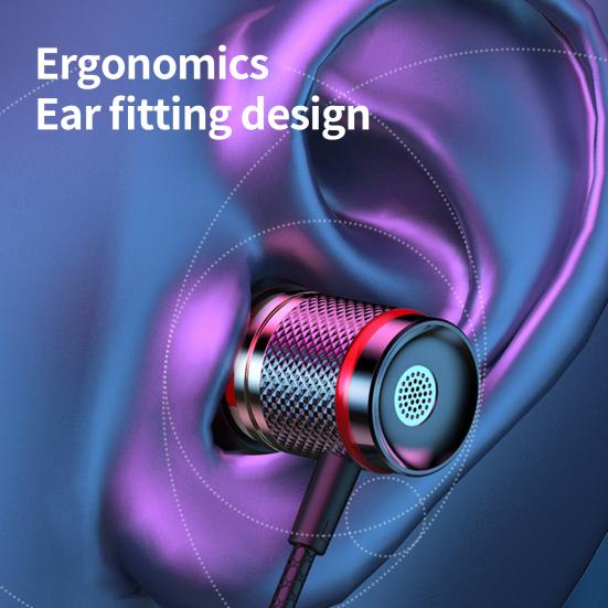 Practical Wired Earbud Plug Play 20-20000HZ Music Listening