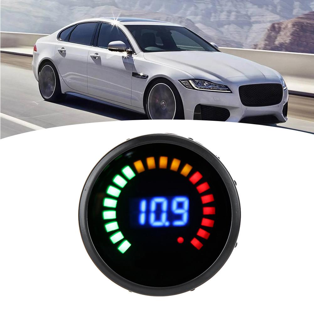 Digital LED Car Oil Temp Gauge Temperature Meter 12V Universal 52MM 2in