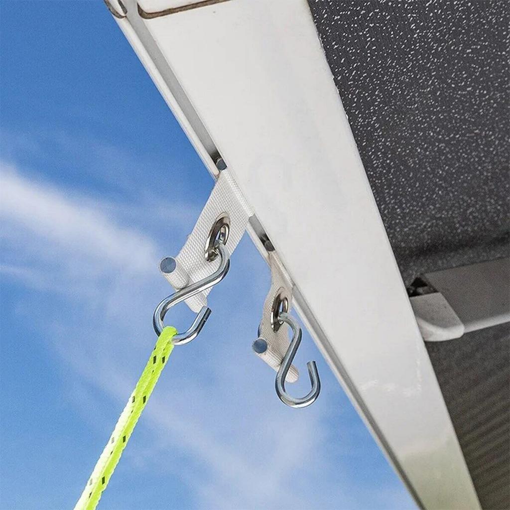 Weatherproof Camping Shade Hook Hole Suitable for Most Travel Trailers Simple Tool Less Assembly Wind Resistant Canopy