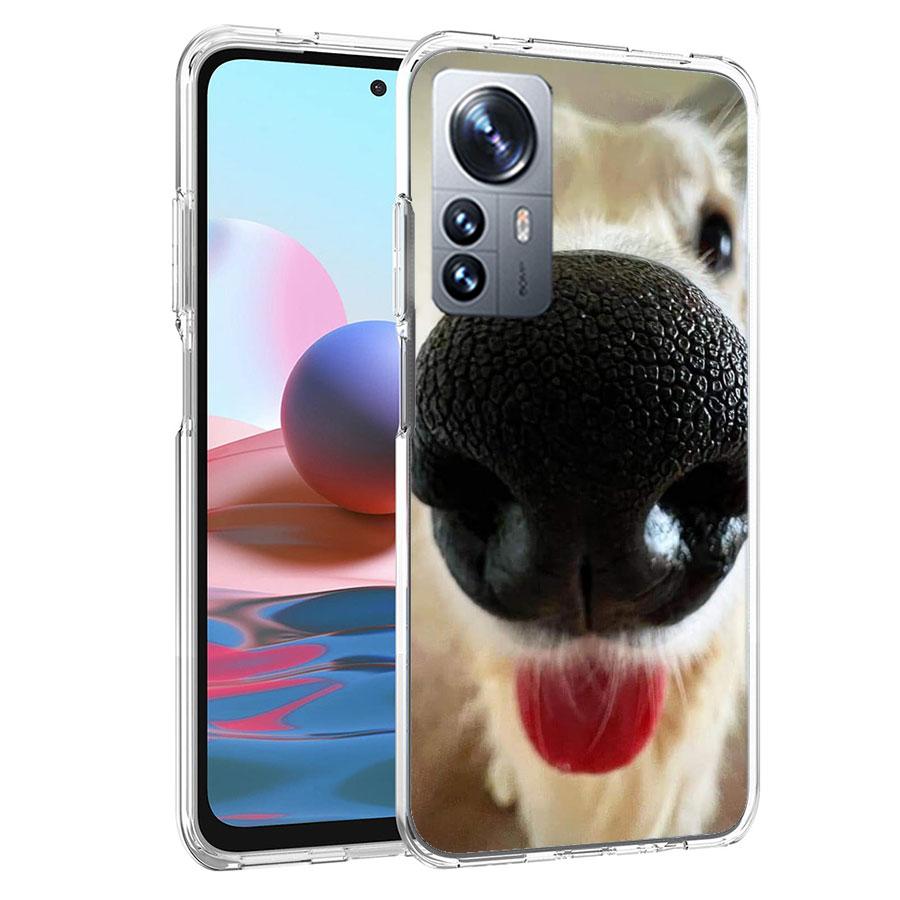Show You Its Cute Dog Nose Phone Case For Redmi Note 15 Pro 5G 14 13 12 Pro Plus 11 11T 11E 11S 10 Pro 10S 9 9S Cover Cell Clear