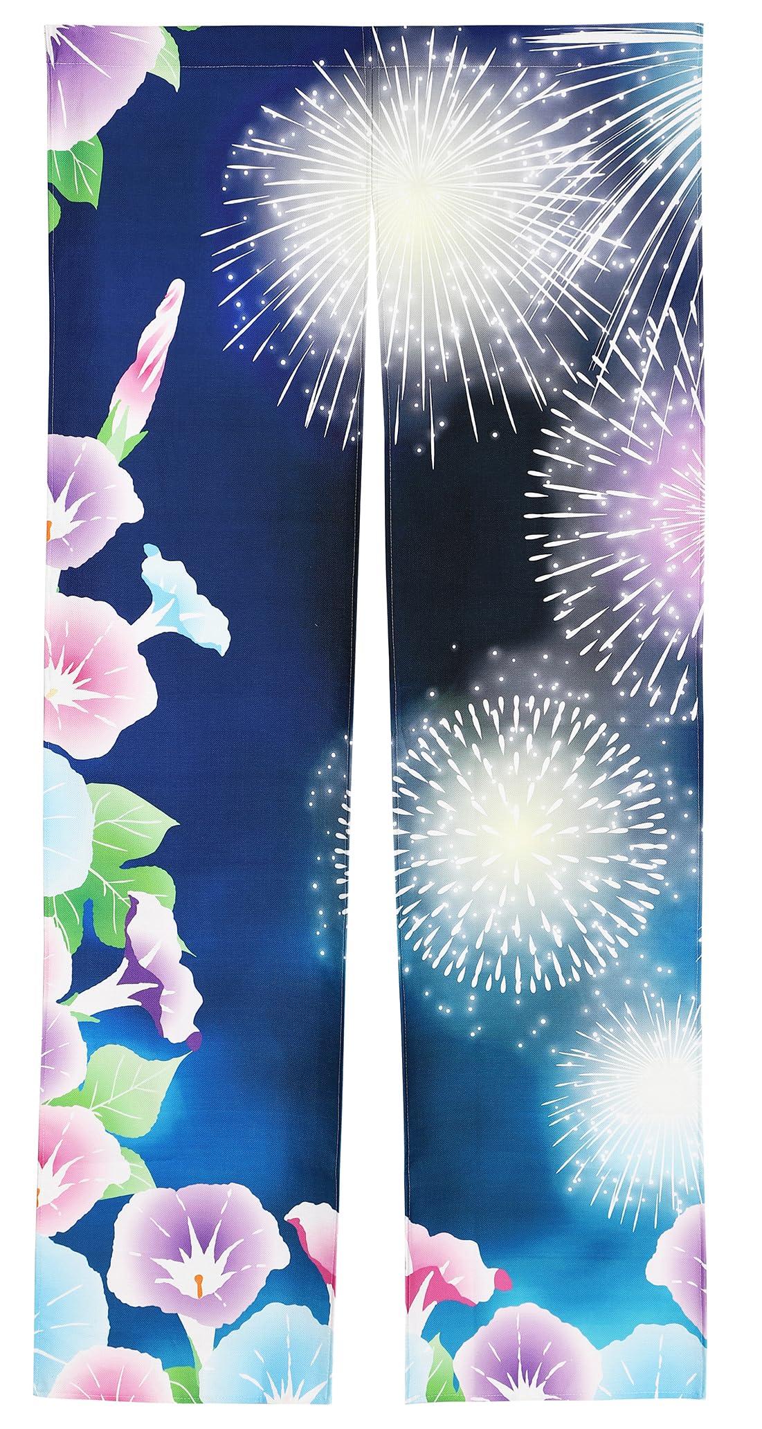 

Noren 180cm Morning Glory Summer Nordic Tension Room Dressing Privacy Screen next.design Curtain, Long, Design, Flower, Cool, Long, Decorative,