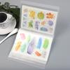 Mini A6 Student Planner Inserts with Transparent Photo Album Pockets, 40 Pages, and Classification Stickers