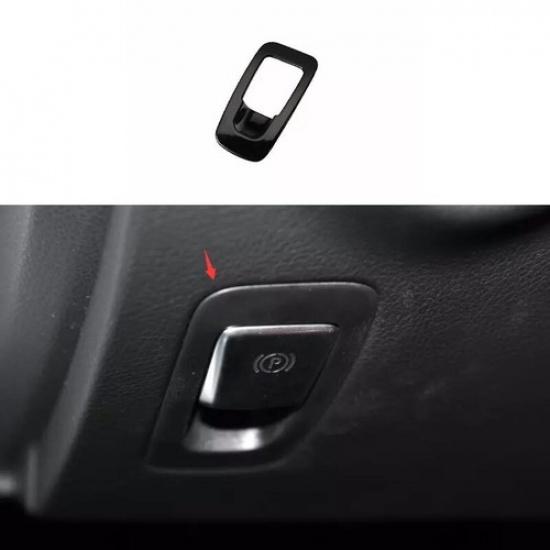 Bright Black Multimedia Emergency For Benz C-Class W205 Button Cover Car Console