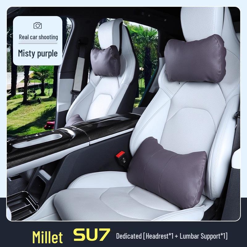 Xiaomi SU7 Headrest and Lumbar Support Pillow for Sports Seats