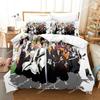 New Anime Bleach Cartoon Print Duvet Cover Pillowcase Bedding Set Double Twin Full Queen King Adult Kids Bedclothes Quilt Cover