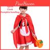 Adorable Little Red Riding Hood Costume For Girls Halloween Cosplay Party
