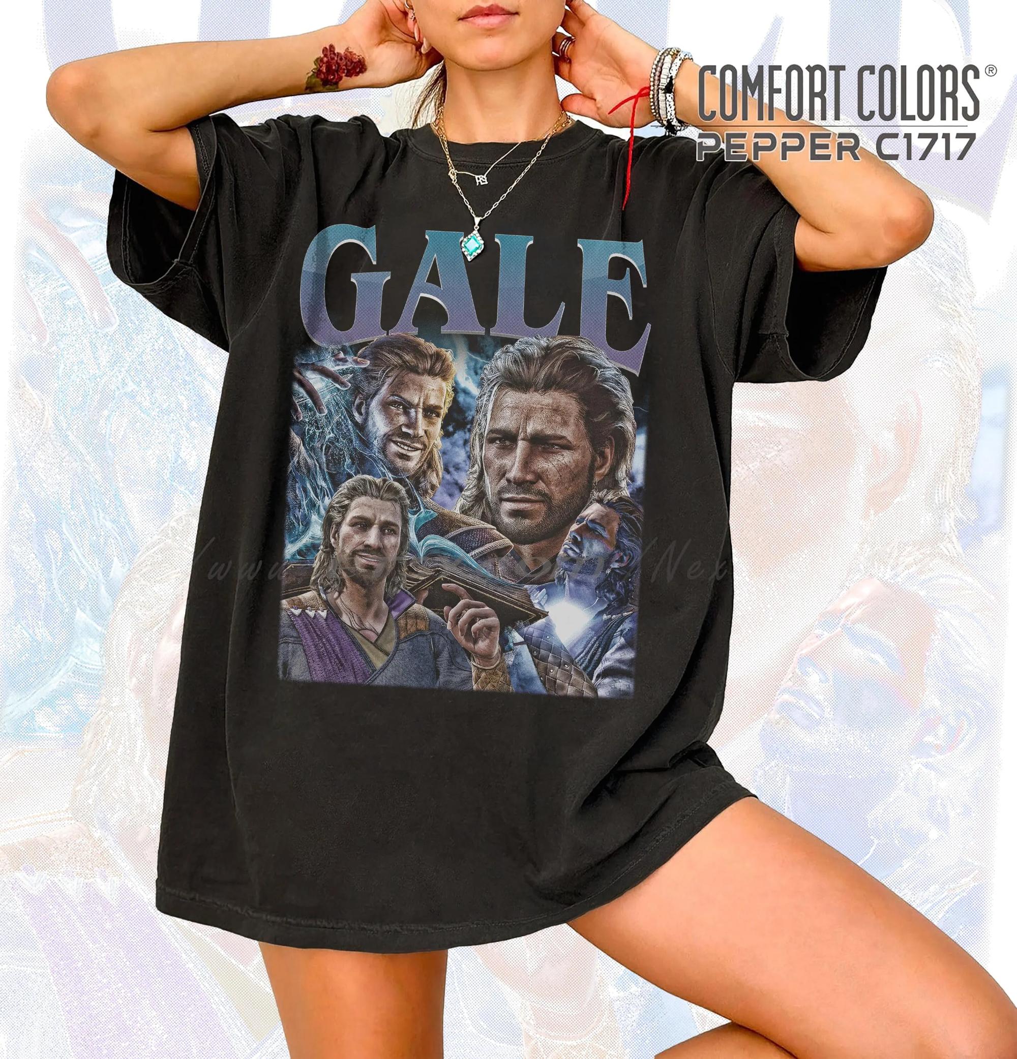 

Gale Baldurs Gate 3 Retro Tshirt The Ideal Gift for Both Unisexs and Womens Tshirts for Gamers and Gift Enthusiasts 4XL