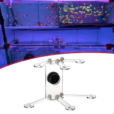 Aquarium Korallenständer Riffgestell Aquarium Dekoration Transparent Doppelschichtig