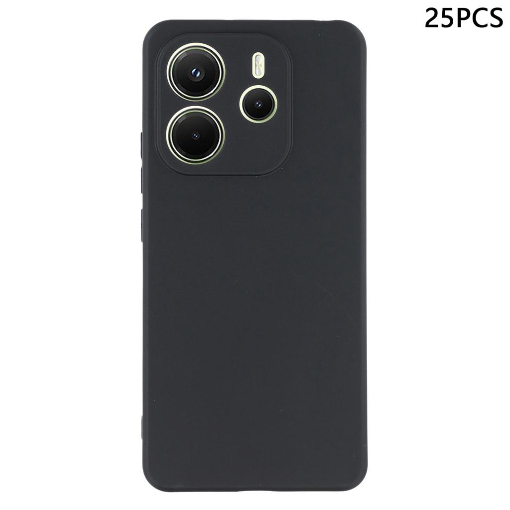 Zakup Hurtowy 25 sztuk Dla Xiaomi Redmi Note 14 4G (163.25mm) Etui 1,2 mm TPU Matowe Etui na Telefon