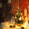 20/40cm Christmas Tree Home Bedroom Party Decorations Artificial Christmas Tree Children DIY Handicraft New Year Gift