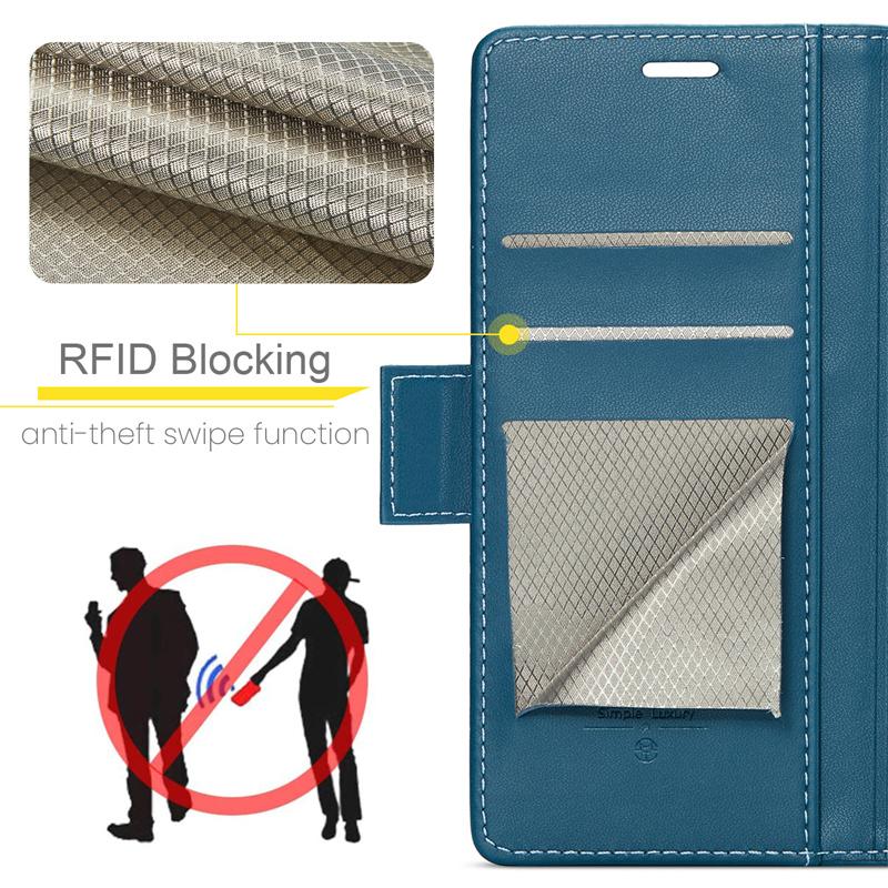 CaseMe Flip Leather Phone Case for Samsung Galaxy A57 5G A37 A17 A07 A56 A36 A26 A16 A55 A35 A25 A15 A54 A34 A24 A14 A73 A53 A13 A52 Wallet Card Cover