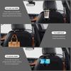 Gancio Multifunzione per Poggiatesta Sedile Auto Comodo Portatile Portabicchieri Pieghevole Organizer per Sedile Posteriore