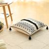 Cotton and Linen Pillow B&B Living Room Sofa Nap Cushion Bay Window Bedside Car Decorative Waist Pillow Case