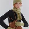 ANOETIC ANC BEANIE & MUFFLER & GLOVES set_GREEN