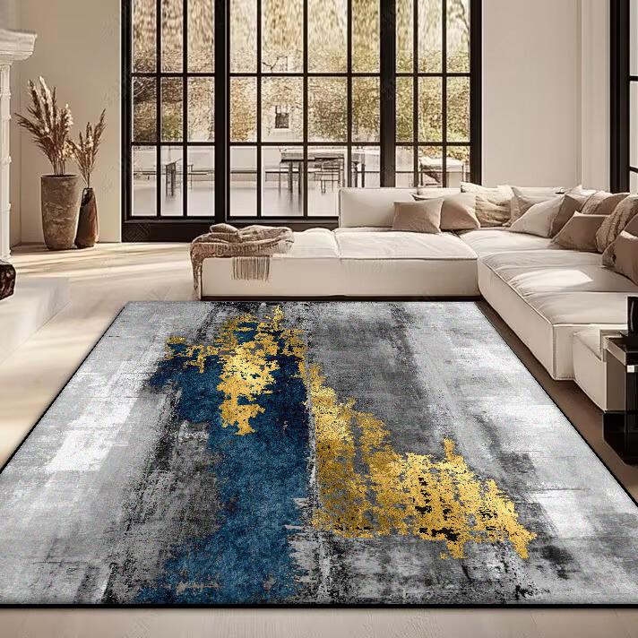 Modern Abstract Art Carpets Living Room Decoration Light Luxury Carpet Home Sofa Floor Mat Washable Bedroom Cloakroom Soft Rugs