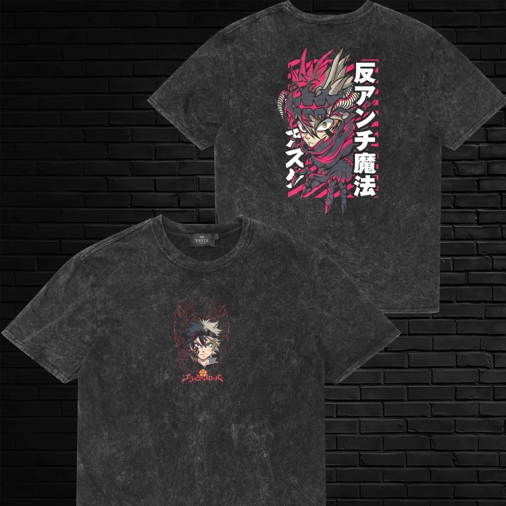Asta Demon Form Double Sided Acid Wash TShirt Graphic Tee Mens Unisex L