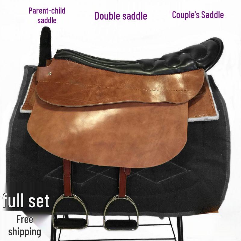 Two-Person Equestrian Saddle Set