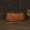 Johnature Borsa da donna in pelle goffrata fatta a mano, borsa vintage, borse a tracolla e a spalla versatili