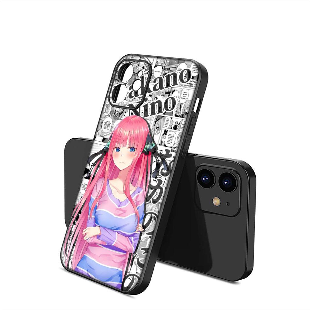 Nakano Ichika Miku Itsuki Nino Yotsuba Soft Phone Cover for Apple iPhone 15 14 Plus 13 12 Mini Pro Max XR + 13Pro 14+ 15+ Case
