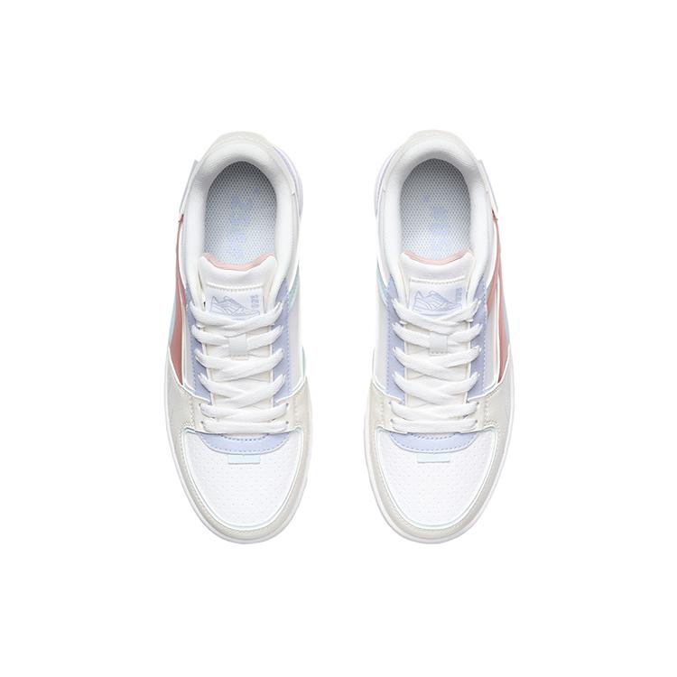Li Ning Synthetic Leather Versatile Slip Resistant, Abrasion Resistant, Balanced, Lightweight Low Top Skateboard Shoes AGCQ378-8