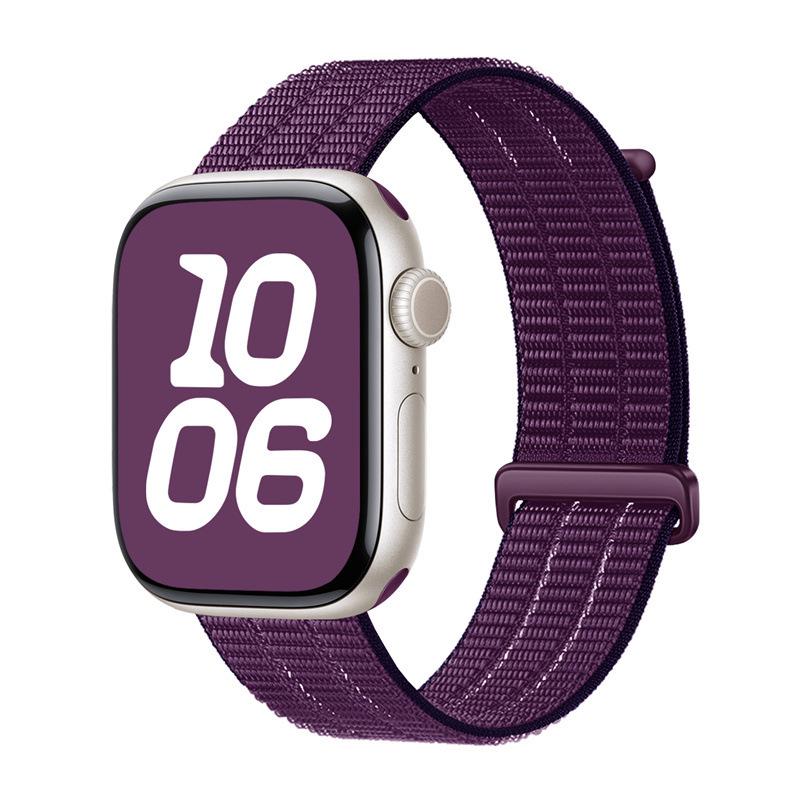 Compatible with Apple iWatch 11/10 Nylon Velcro Strap - Double Section Design