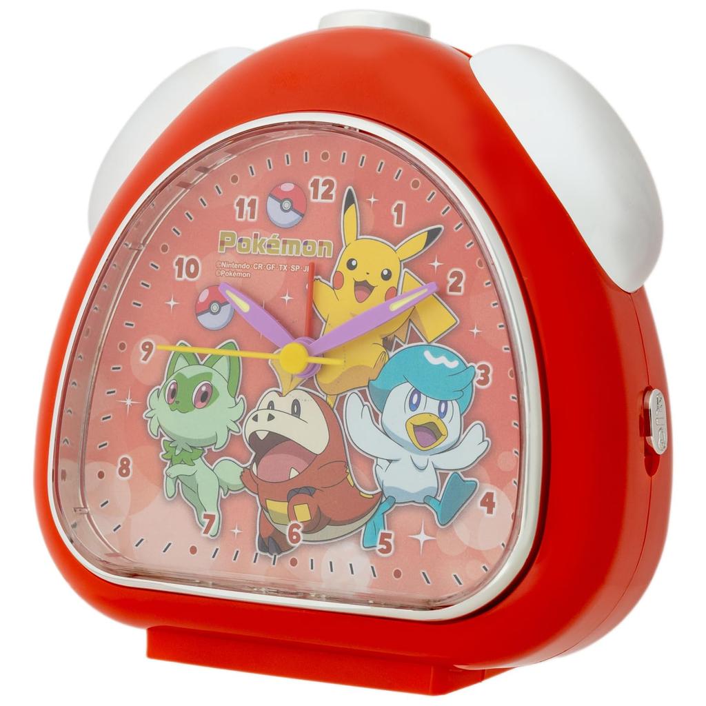 Fabrik Wecker Onigiri Uhr Melodie Klingel Ton Umschaltbarer Alarm Rot T's Pokémon PM-5520421NA