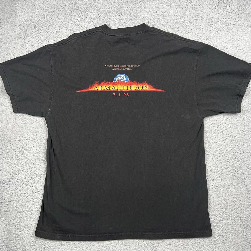 1998 Armageddon Movie Promo T-Shirt Size S-5XL Michael Bay Rare REPRINT Unisex T-Shirt XXXXL