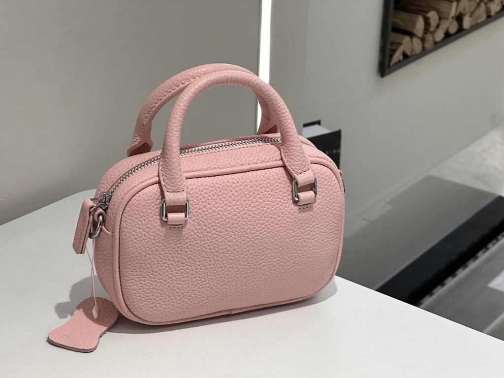 Top Layer Togo Cowhide Protective Ball Bag 2025 New Style Polo Style Real Leather Handbag Small Capacity Single Compartment Diagonal Bag Women's