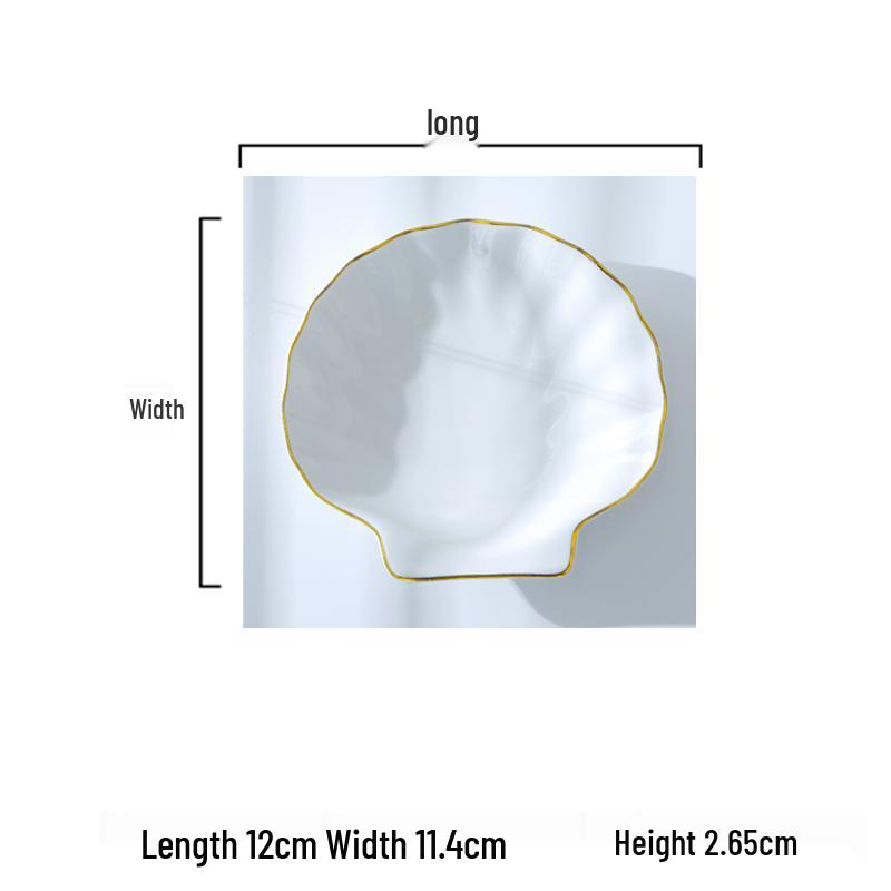 Europejski zestaw ceramicznych naczyń na przyprawy i sosy ze złotym rantem
