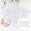 Pack of 20/30 Plastic Wallets Waterproof Folder Convenient Storage Solution for Documents Papers and Receipts
