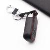 SNZ Suzuki Key Cover Leather Leather Key Case Smart Key SUZUKI Wagon R Swift Jimny Hustler Crosby (Black 2)