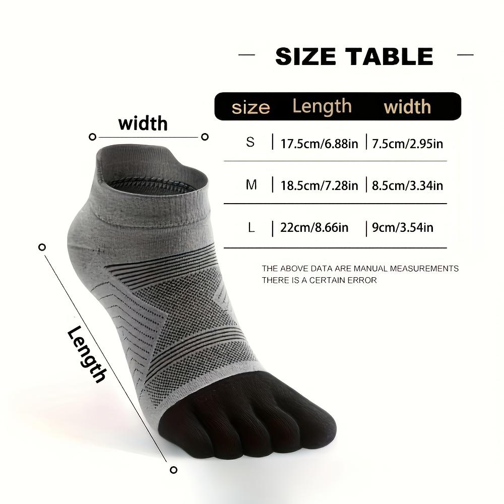WRELS Merinowolle Outdoor Sport Fünf-Zehen-Socken Feuchtigkeitsableitend Elastisch Laufsocken Stoßdämpfend Atmungsaktiv Trekking Zehensocken