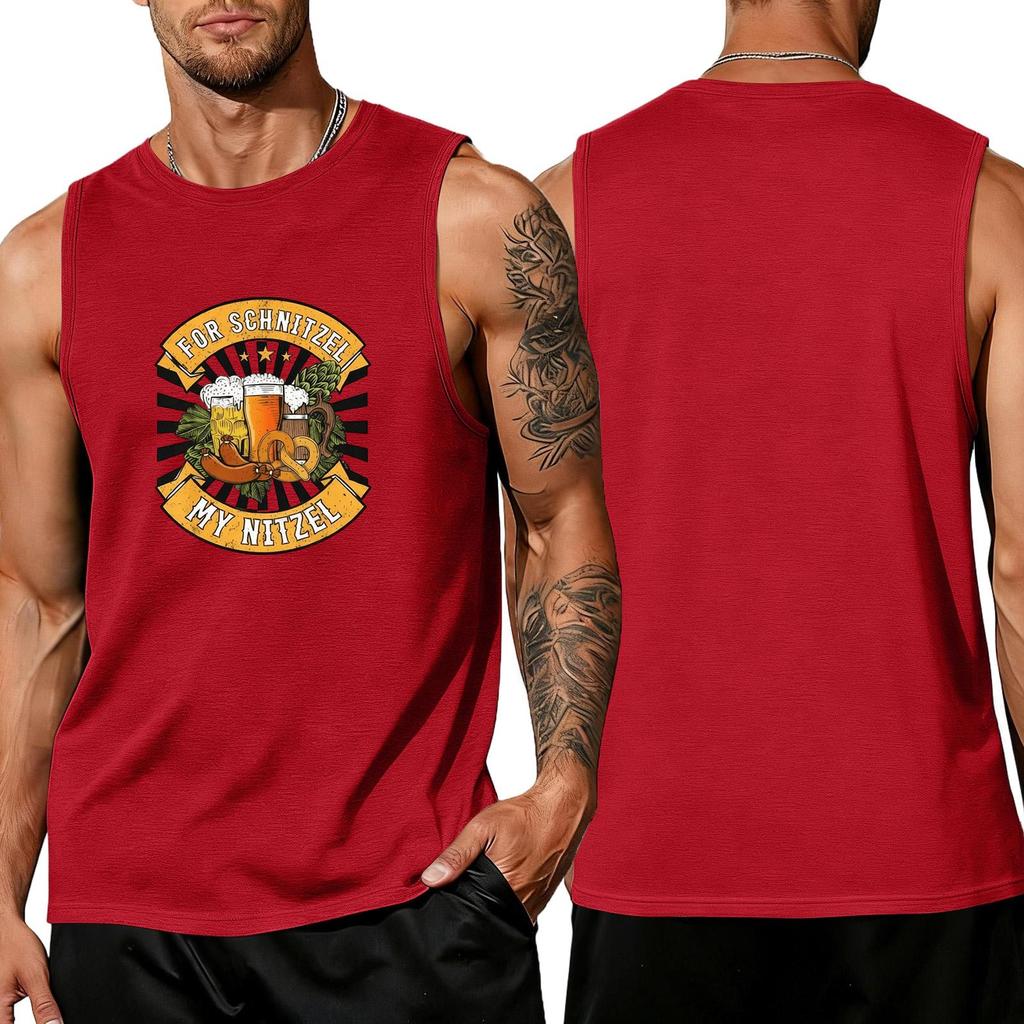 Men's Loose Fit Sleeveless Tank Top Casual Summer Daily Wear Breathable Lightweight Fabric Comfortable Fit Graphic Print