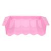 Simple Plastic Grass Feeder Pet Hay Bowl Dish Rack Holder Rabbit Rat(Pink)