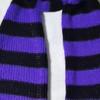 Harajuku Style Stripe Neck Scarf for Women Men Soft Neck Warmer Gothic Knit Warm Scarf Winter Autumn Fashion Neckwear