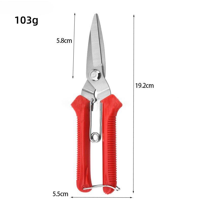 Stainless Steel Heavy-Duty Pruning Shears Fruit Tree Branch Harvest & Floral Trimmers for Garden Gardening Tools