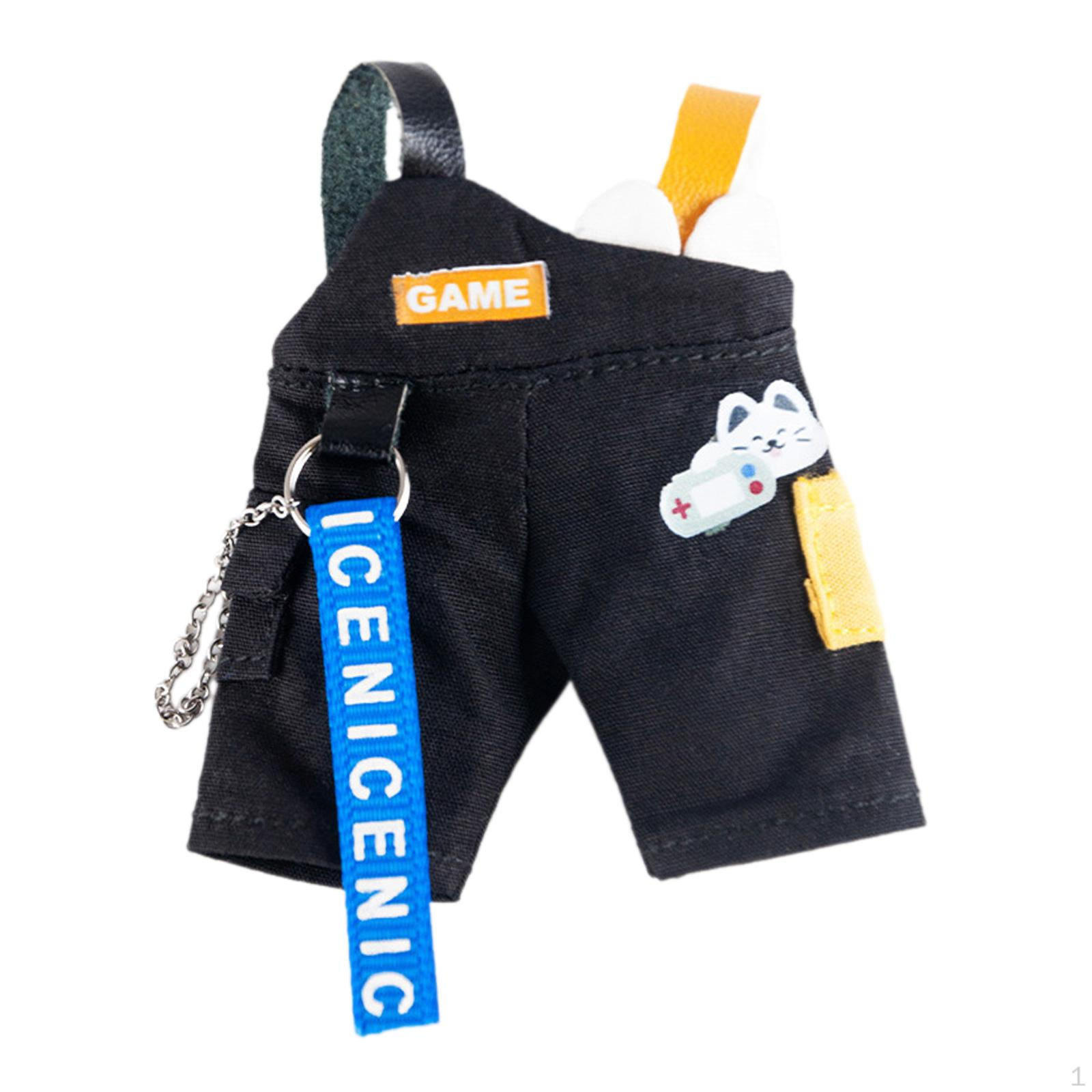 

1/12 Dolls Suspender Pants Doll Clothes Handmade Clothing Costume for Ob11 сірий колір