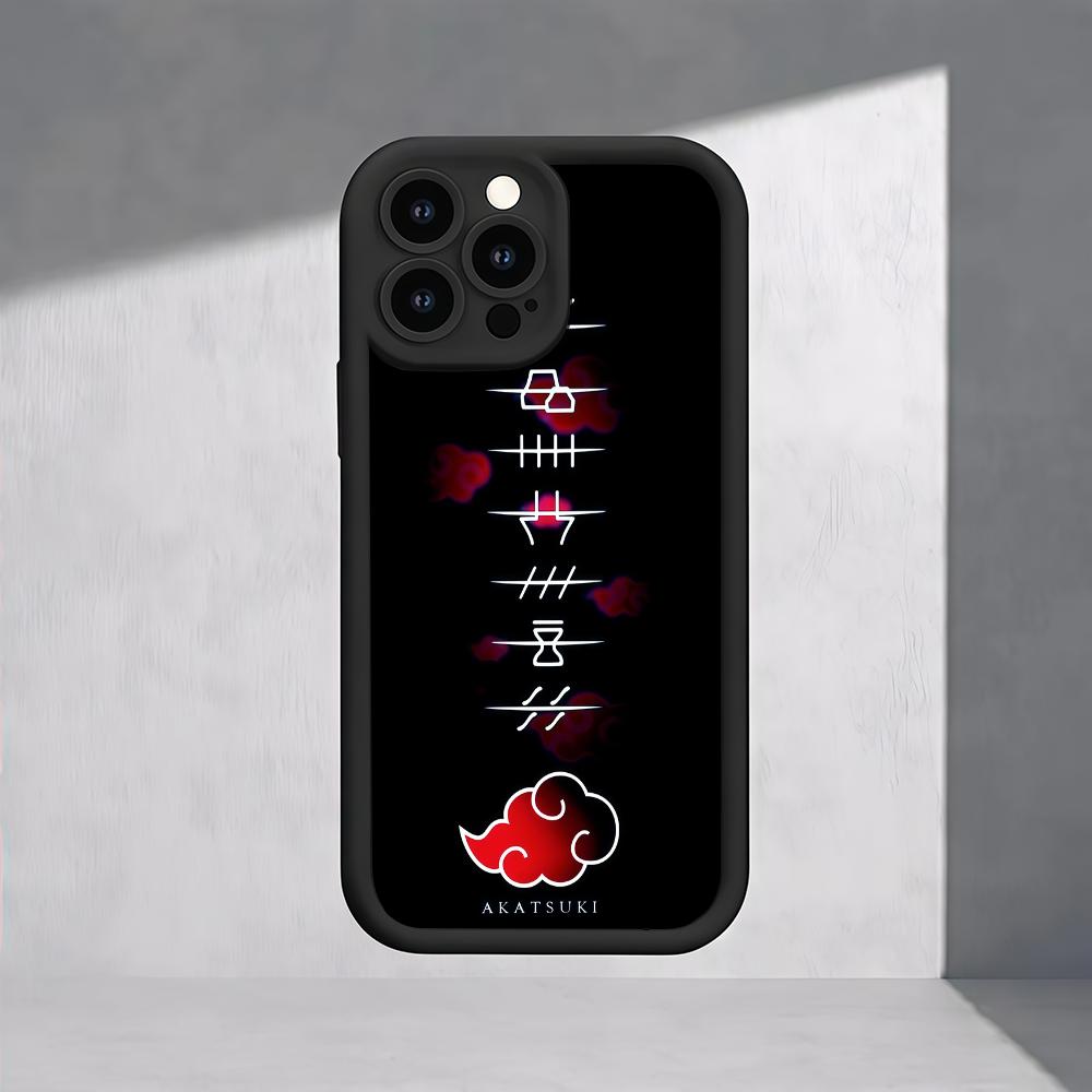 

N-Naruto Red Cloud phone case For Samsung Galaxy S25 S24 S23 S22 A54 A35 A15 Ultra Plus Fe Skin-Friendly Silicone Shell Samsung S23 5G