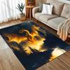 1PC Dragon In Night Sky Pattern Rug Carpets for Bedroom Living Room Sofa Mat Creative Door Mat Cloakroom Home Decor
