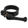 41mm Bike Seat Post Clamp CNC Aluminium Alloy Bicycle Quick Release Seatpost Collar for Folding BikesBlack