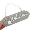 1pc Welcome Sign For Wall Wood Welcome Sign Home Decor English Letter Design Wall Sign Decor Holiday Hotels Ornament All Season