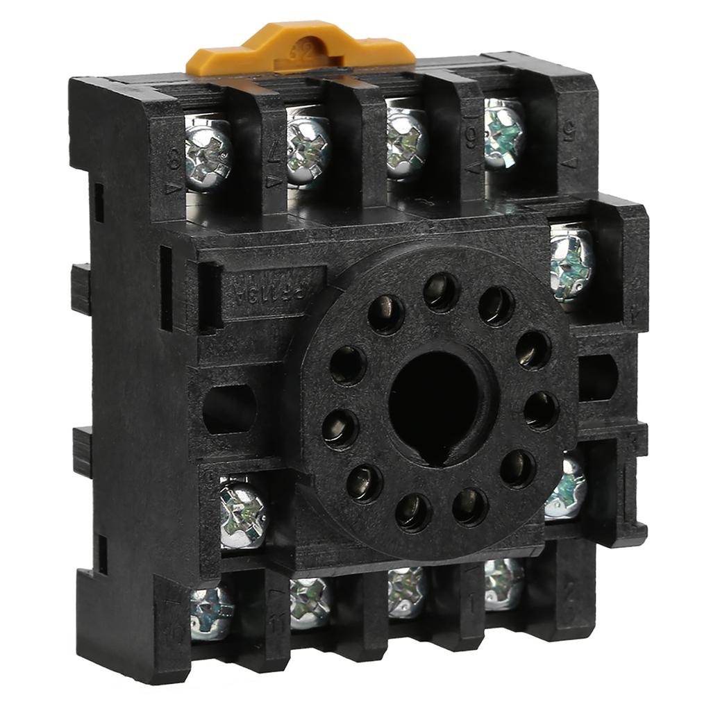 PF113A 11 Pins Power Relay Base Socket for JQX‑10F JTX‑2C Time Relay